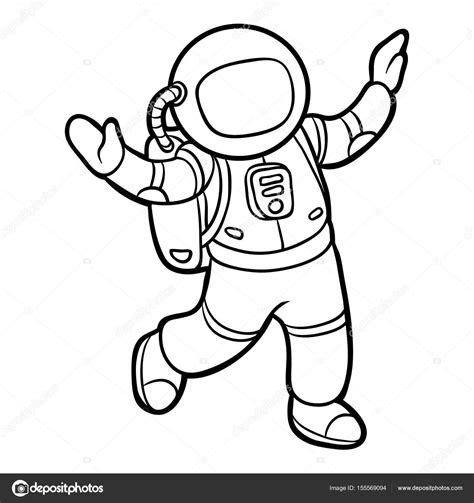 Detail Mewarnai Gambar Astronot Koleksi Nomer