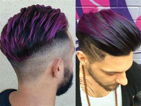 8 Awe-Inspiring Ideas For Purple Hair Men You'll Love