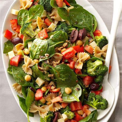 Bow Tie And Spinach Salad Recipe Taste Of Home