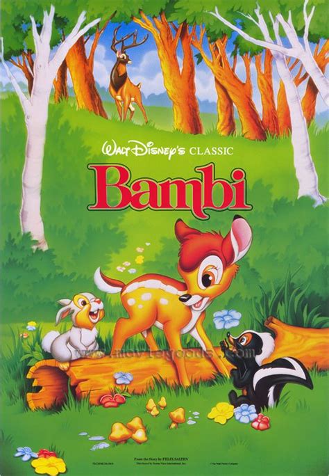 Bambi Prints Disney Movie Posters Bambi Disney