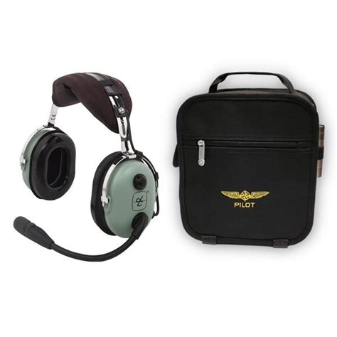 Casque Avion David Clark H Et Sa Sacoche Design Pilots