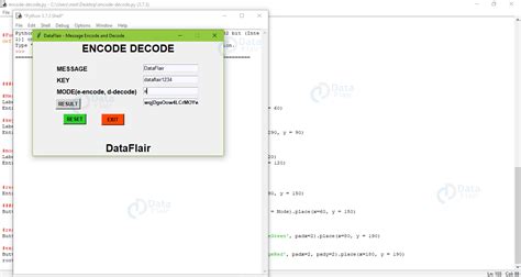 Message Encode Decode In Python With Tkinter Dataflair