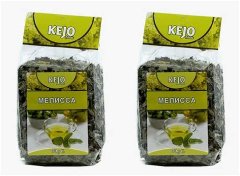 KEJO Чай травяной, мелисса, 50 г, 2 уп/ - купить с доставкой по ...