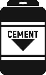 Cement Sack Icon Outline Style Royalty Free Vector Image