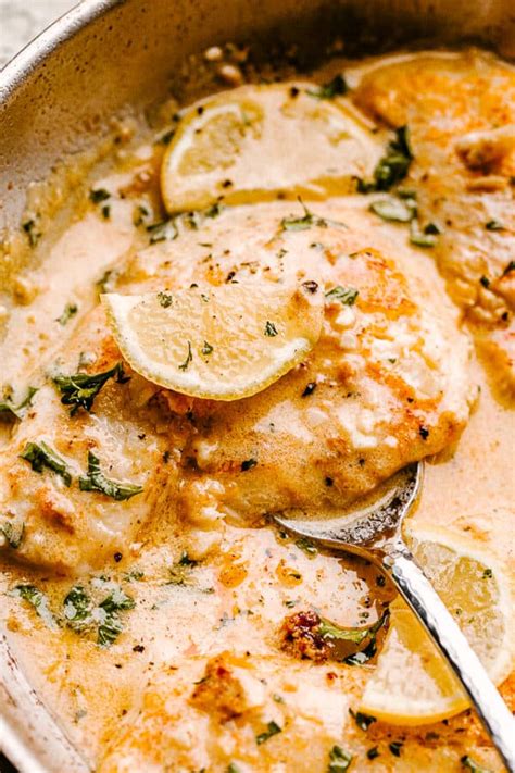 Pan Fried Tilapia With Creamy Lemon Sauce