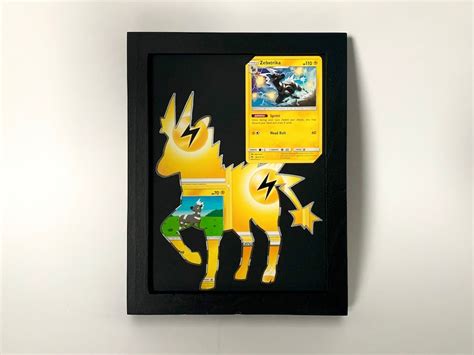 Zebstrika Pokémon Card Frame Zebstrika Silhouette Zebstrika Art ...