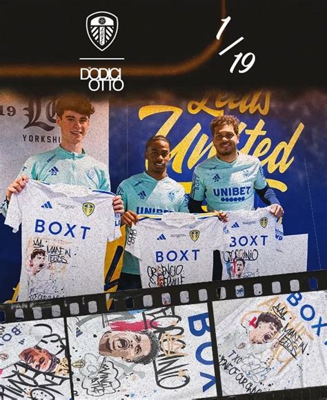 Special Edition Leeds United X Dodici Otto 2023 24 Home Shirts The Kitman