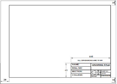 Drawing Sheet Engineering Drawing Notes Teachmint