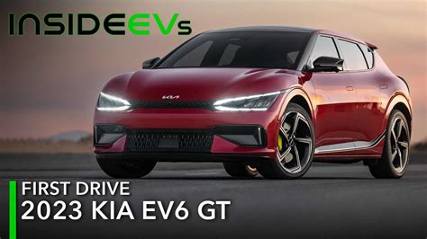 2023 Kia Ev6 Gt First Drive Review White Smoke Green Cred