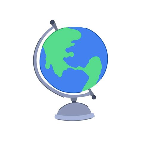 Earth Globe Cartoon Vector Illustration 32520496 Vector Art At Vecteezy