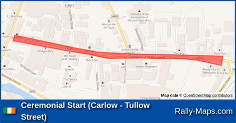 Ceremonial Start Carlow Tullow Street Stage Map Carlow Stages