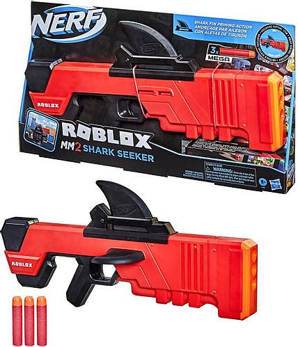 Бластер Нерф Роблакс ММ2 Акула Nerf Roblox MM2 Shark Seeker Hasbro ...