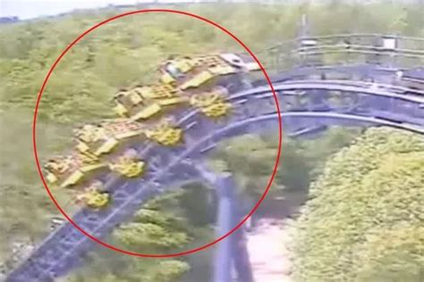 Alton Towers Smiler rollercoaster CCTV shows horrific moment carriages ...