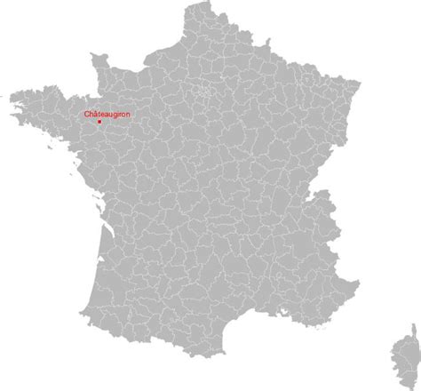 CARTE DE CHâTEAUGIRON Situation géographique et population de