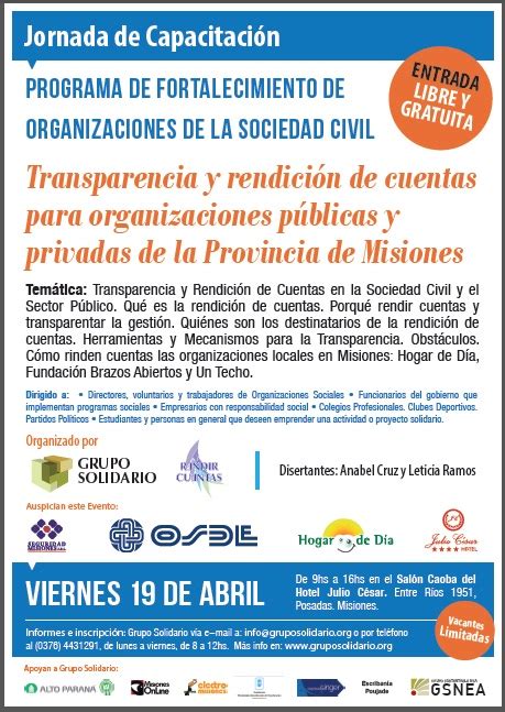 Convocatoria A Jornada De Capacitaci N En Misiones Centro Virtual