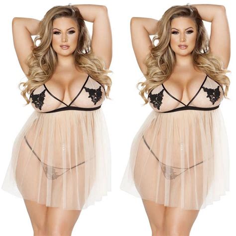 Spitze Nachtwäsche XXXL 5XL Plus Größe Sexy Dessous Erotische Sex Unterwäsch Darilo24