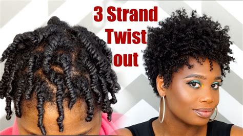 How To Do A Strand Twist Out On Tapered Natural Hair Misskenk Youtube