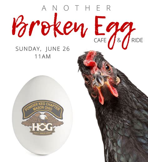 Broken Egg Cafe Ride Powder Keg Chapter 5114 Mason Ohio H O G