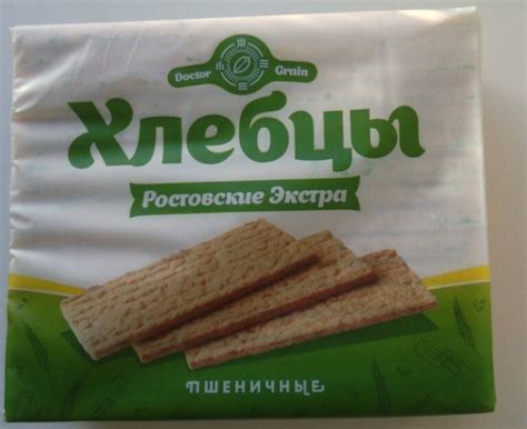 Хлебцы хрустящие Ростовские Хлебцы Ростовские пшеничные экстра ...