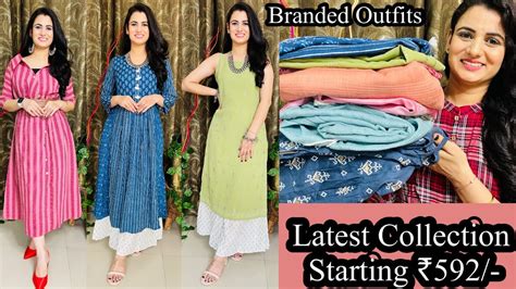 Party Wear Kurta And Vacation Dress And Bottom Wear Haul👗summer Special