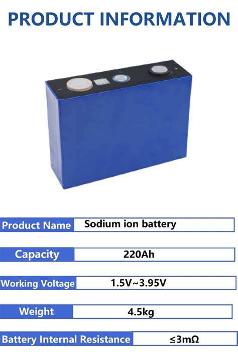 Best Price Grade A Prismatic V Ah Sodium Ion Battery Cell For