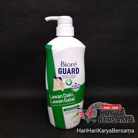 Jual Biore Guard Body Foam Lively Refresh Sabun Mandi Pump Ml