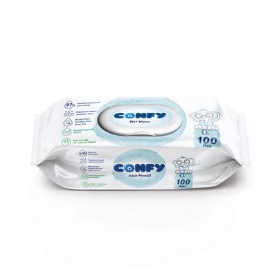 Confy Premium Islak Mendil Soft Care 100 Adet Sonsepet