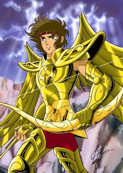 Caballeros De Oro Aioros De Sagitario Saint Seiya Akira Poster