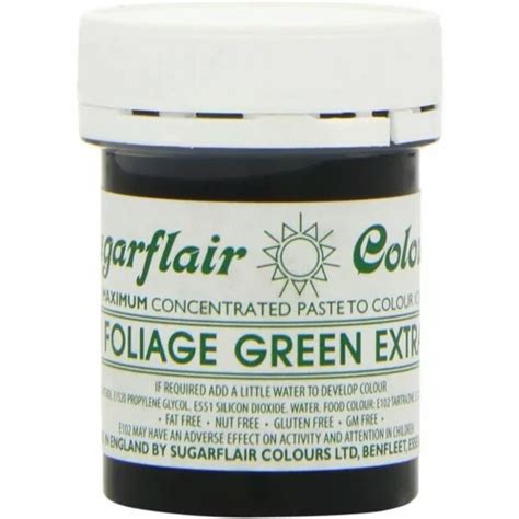 Spectral Paste Foliage Green Extra G Sugarcraftshop Glasgow