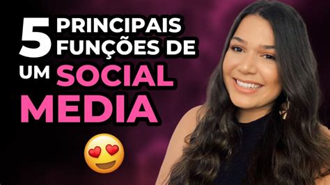 PRINCIPAIS FUNÇÕES DE UM SOCIAL MEDIA 2023 YouTube