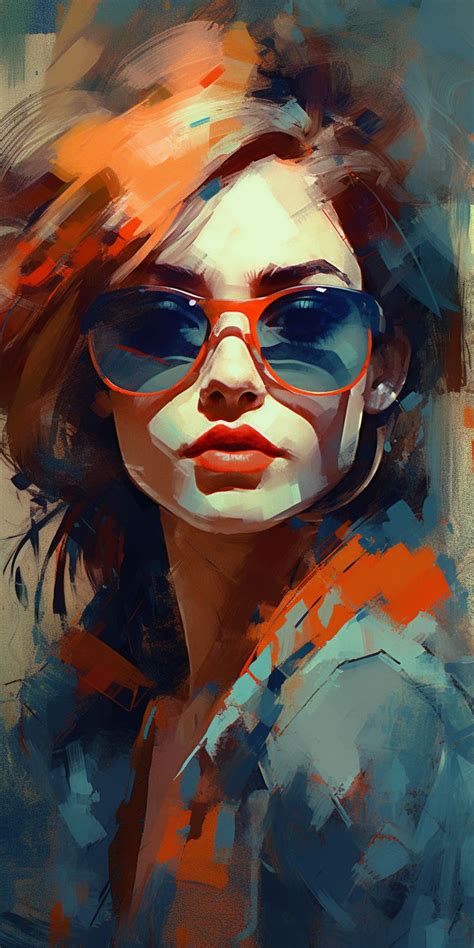 Female Art Painting Canvas Art Painting Painting Drawing Face Art