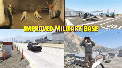 NEW INTERIOR Improved Military Base Menyoo GTA5 Mods