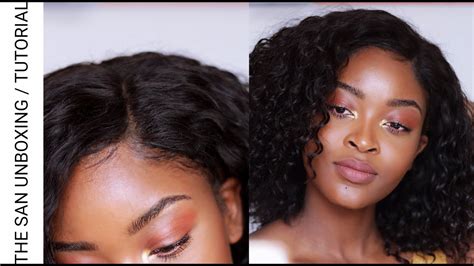 The San Hair Deep Wave Un Boxing Tutorial Nosipho Mhlanga Youtube