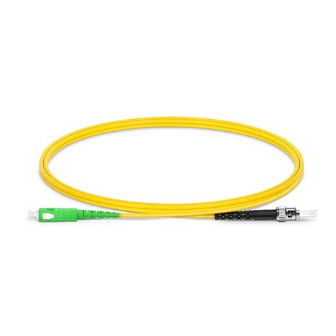 Fiber Patch Cable Sc Apc To St Upc Single Mode Simplex Shop Fiber