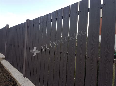 Заборная доска Ecodecking Классик на забор частного дома - Ecodecking