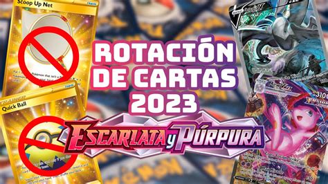 Rotación de Cartas Pokémon Marzo 2023 YouTube