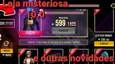 Novidades Ff Loja Misteriosa 10 0 E Muito Mais YouTube