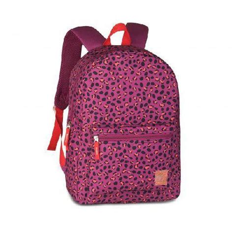 Mochila Bolsa Escolar Feminina Juvenil Oncinha Onça 3087 Clio Style Mochila Juvenil