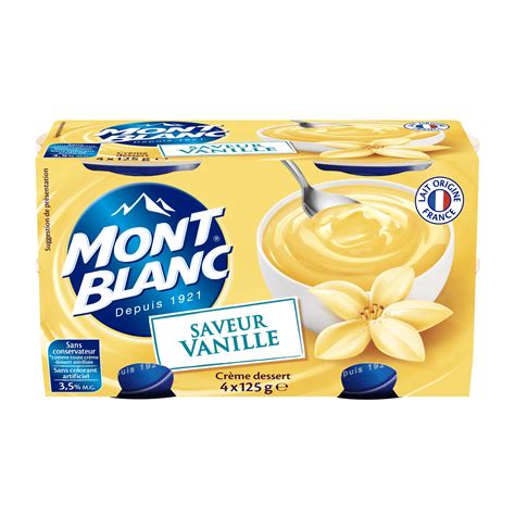 Vanilla Dessert Cream Mont Blanc Buy Online My French Grocery