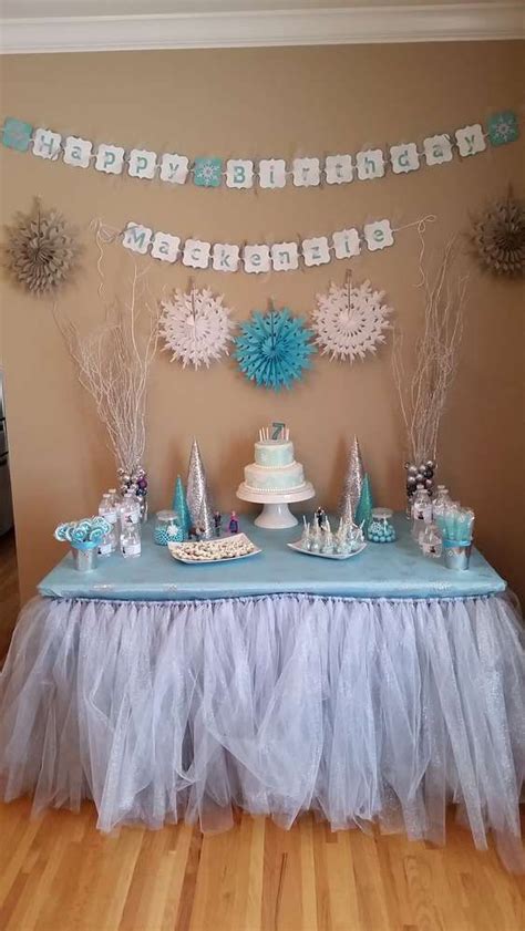 Frozen Disney Birthday Party Ideas Photo 10 Of 23 Catch My Party