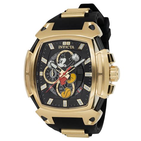 Invicta Disney Limited Edition Mickey Mouse Men S Watch Mm Black