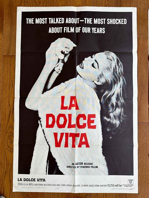 La Dolce Vita poster – Dark Entries Records