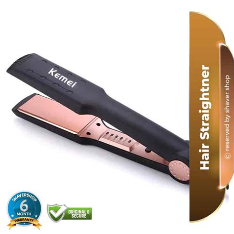 Kemei Km 329 Ceramic Flat Hair Straightener Shaver Shop Bangladesh