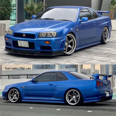 Clean R34 Gtr 💙 • Follow Jdmautos For More • With Images Nissan