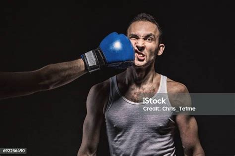 Boxing Kick In The Face Stock Photo Download Image Now Knockout