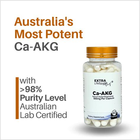 Calcium Alpha Ketoglutarate Ca Akg Australian Lab Certified Pure