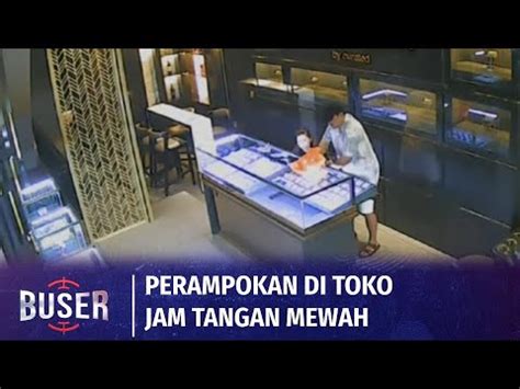 Todongkan Pisau Pria Ini Rampok Dan Bawa Kabur Jam Tangan Mewah