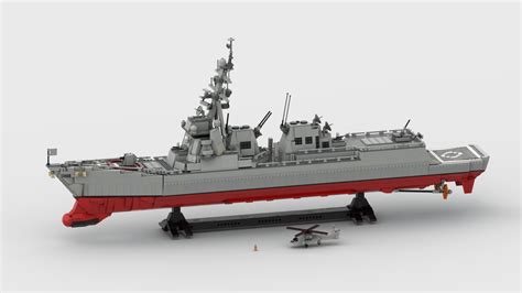 Lego Moc Arleigh Burke Destroyer Class Iia 1150 Scale By