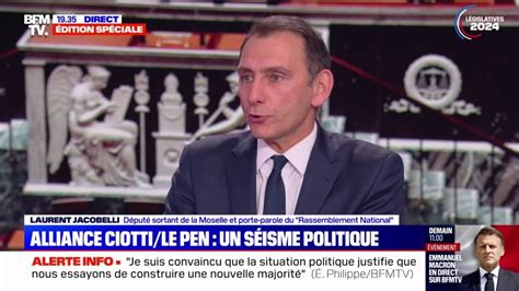 Laurent Jacobelli Rn Face Un D Fi Historique Il Y A Des Gens