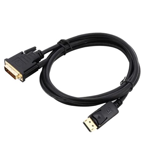 Displayport / Dp To Dvi Cable 1.8m 6ft Displayport Male To Dvi 24+1 ...